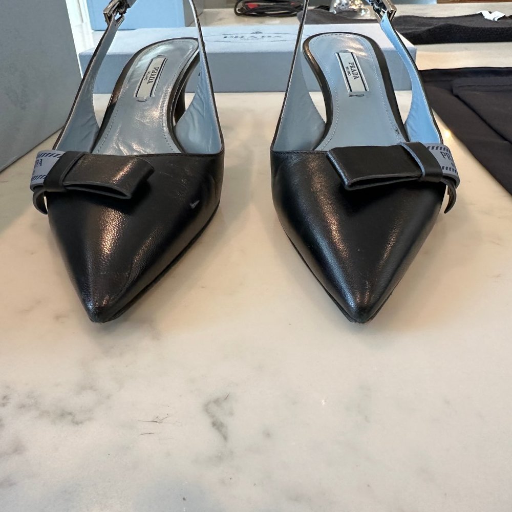 Prada - Calzature Donna - Capretto Near Mint - 36.5 - Picture 2 of 5